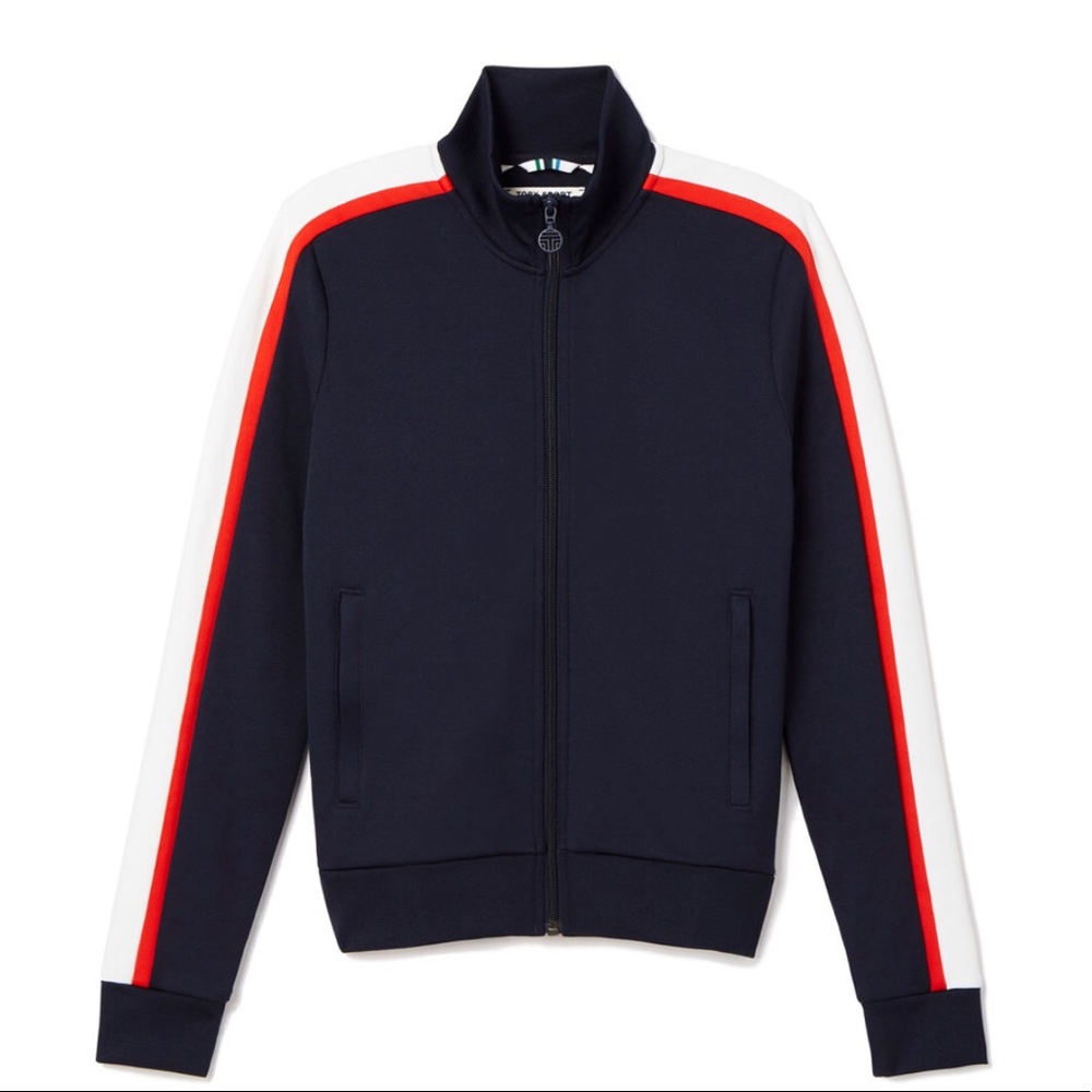 CLASSIC TRACK JACKET tory Sport by tory burch